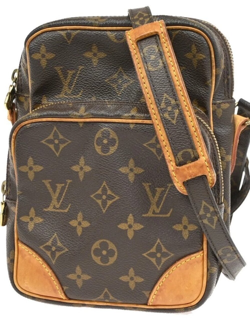 LOUIS VUITTON Amazon Crossbody Shoulder Bag Monogram Leather BN M45236 89KD525